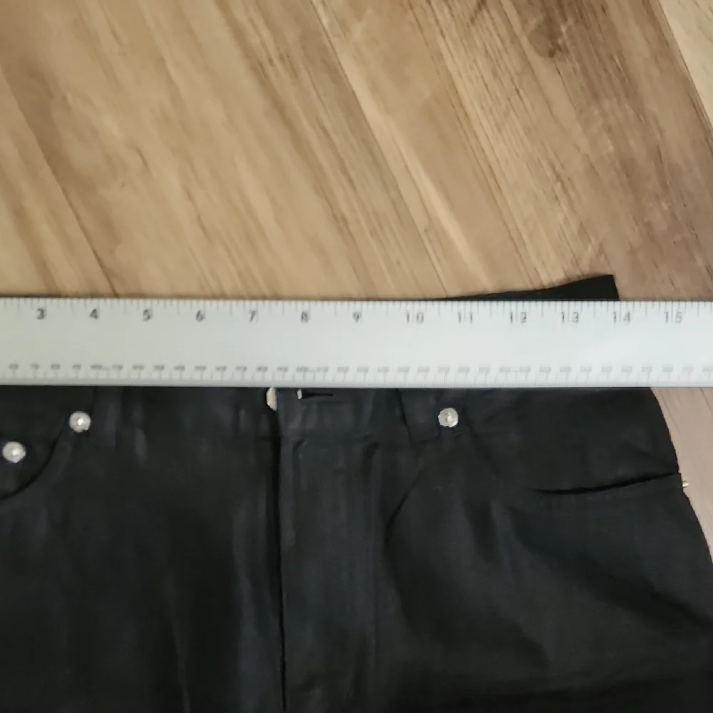 Lauren Jeans Co Ralph Lauren Women’s Black Linen Pants Size 4 28” Inseam - Picture 6 of 13